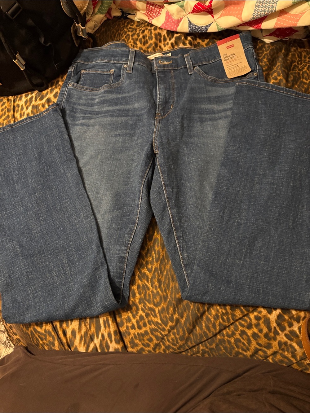 Levi's Dark Blue Shaping Bootcut Jeans